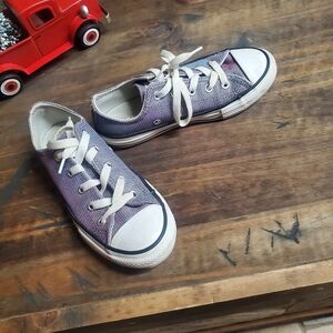 Vibrant Purple Kids Sneakers
